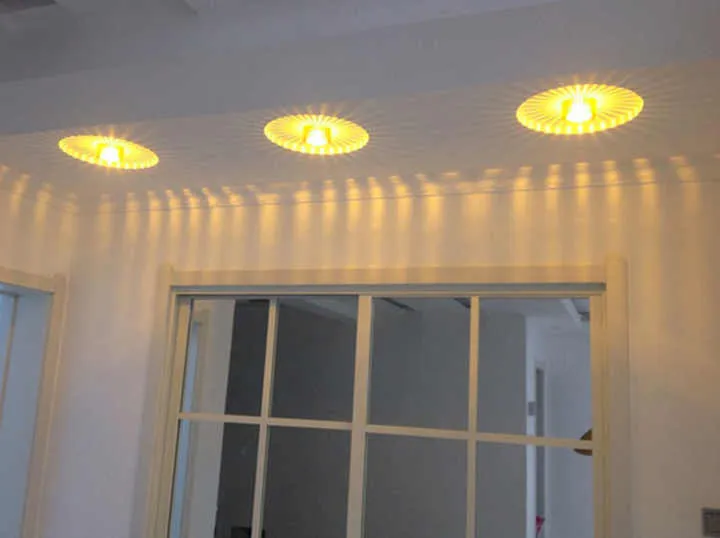 سقف 3 واط ، لون ليد حديث RGB ، Sconce ، . 3W Ceiling, Modern RGB LED Color, Sconce, Hotel KTV,