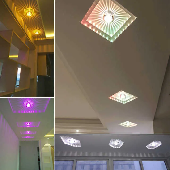 سقف 3 واط ، لون ليد حديث RGB ، Sconce ، . 3W Ceiling, Modern RGB LED Color, Sconce, Hotel KTV,