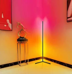 إضاءة ركنية ملونة LED قابلة للتعتيم لغرف الألعاب RGB في الأركان Dimmable RGB LED Colorful Corner Lighting for Gaming Rooms in Corners