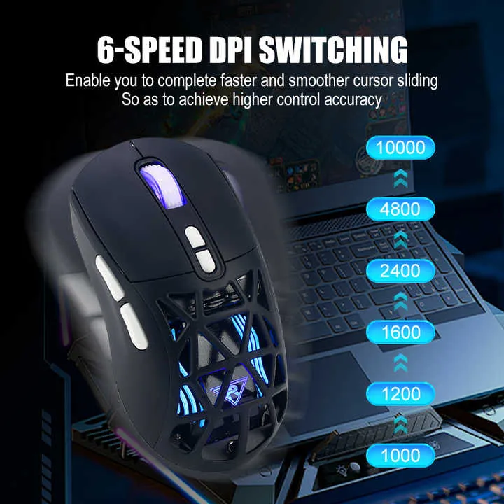 ماوس لاسلكي RGB 42 Ghz قابل للتعديل DPI . Wholesale Wireless Mouse RGB 42Ghz Adjustable DPI