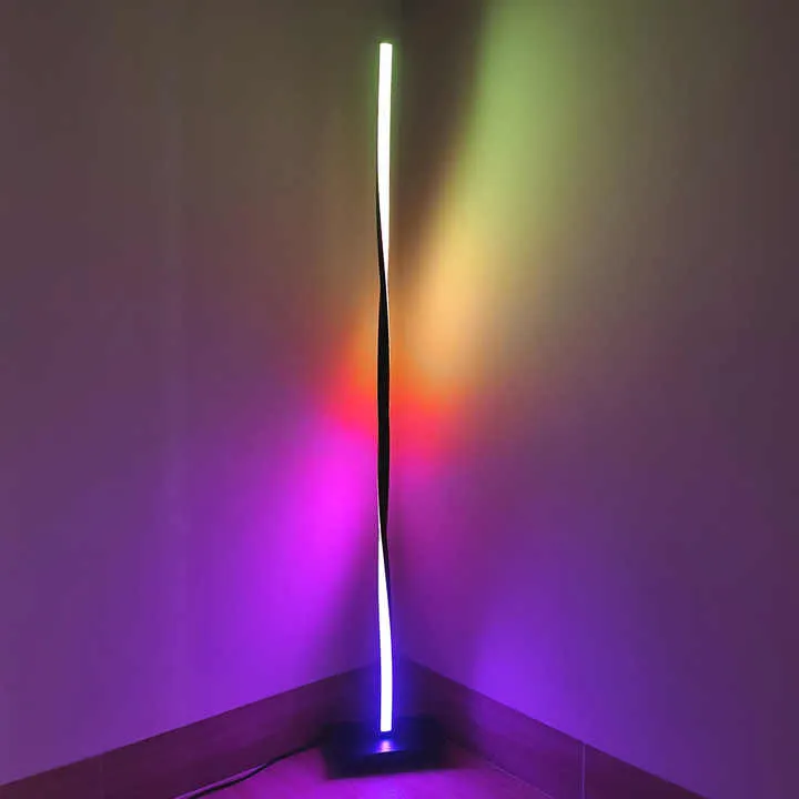 أدى RGB ملونة ضوء الزاوية أريكة لغرفة المعيشة . LED RGB Colorful Corner Light Sofa Living Room Bedroom