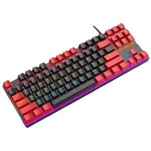 لوحة مفاتيح سلكية TKL 87 مفتاحًا RGB للكمبيوتر . TKL 87 Keys RGB Wired Keyboard for Computer