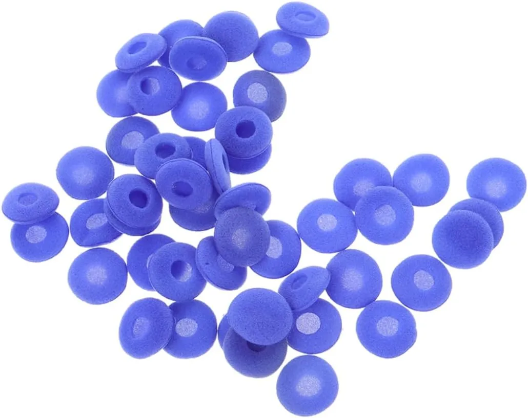 100pcs Headset Ear Covers Foam Earbud Covers Washable Noise Isolating Earbuds Ear Tips Replacement