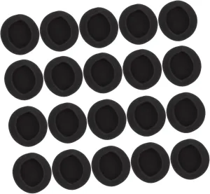 20pcs Universal Headset Earpads Comfortable Replacement Ear Covers for Cold Weather Earphone Sponge Covers Headphone Cushion Replacement