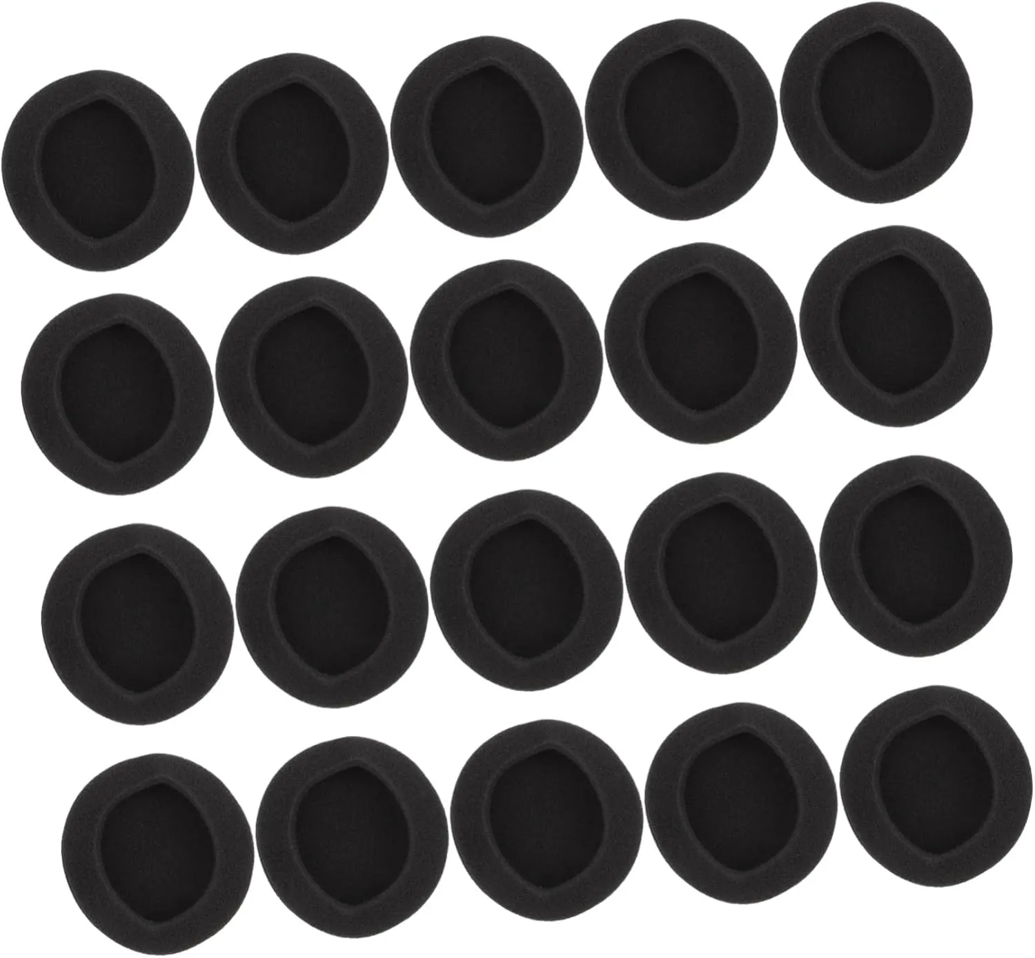 20pcs Universal Headset Earpads Comfortable Replacement Ear Covers for Cold Weather Earphone Sponge Covers Headphone Cushion Replacement