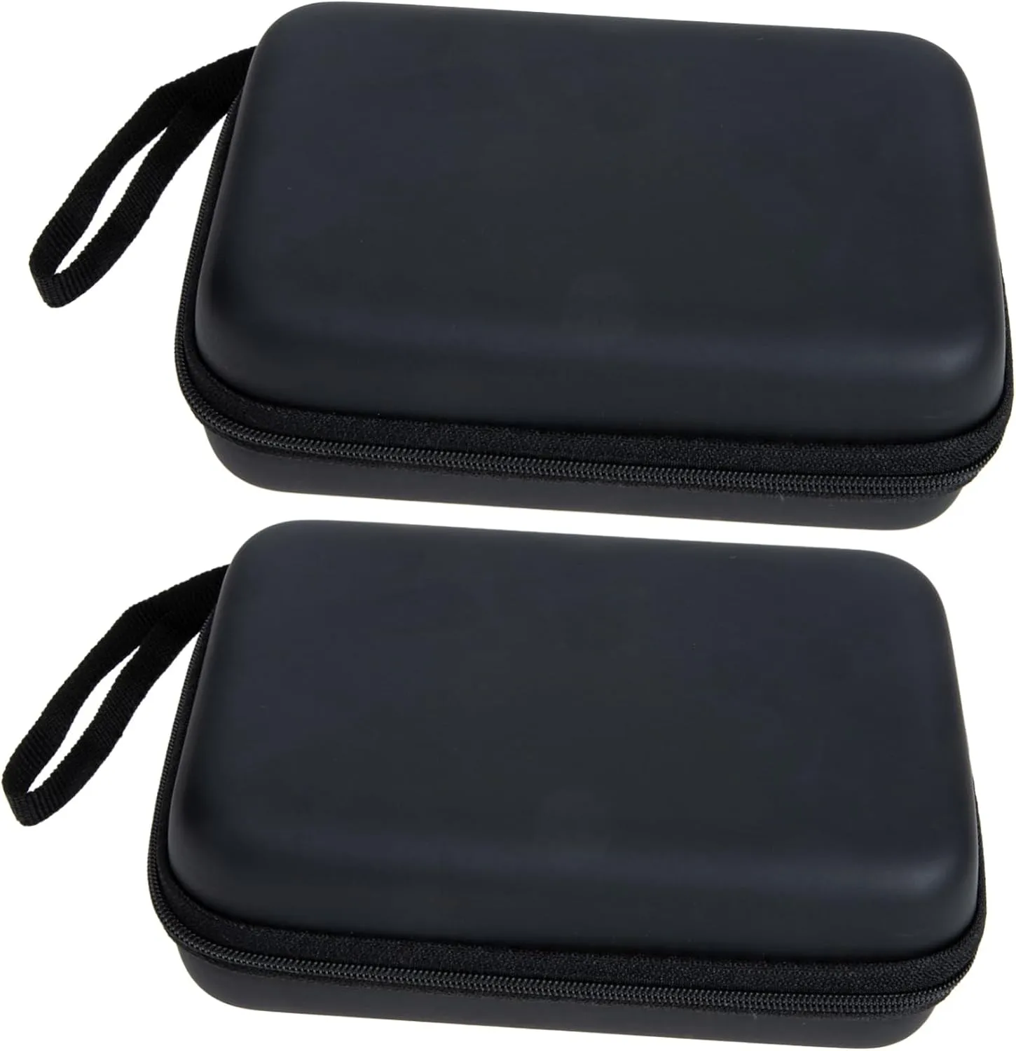 2Pcs Zipper Storage Pouch for Digital Accessories Portable Earphone Organizer and Electronics Carrying Bag Compact Protective Case for Cables Chargers and More