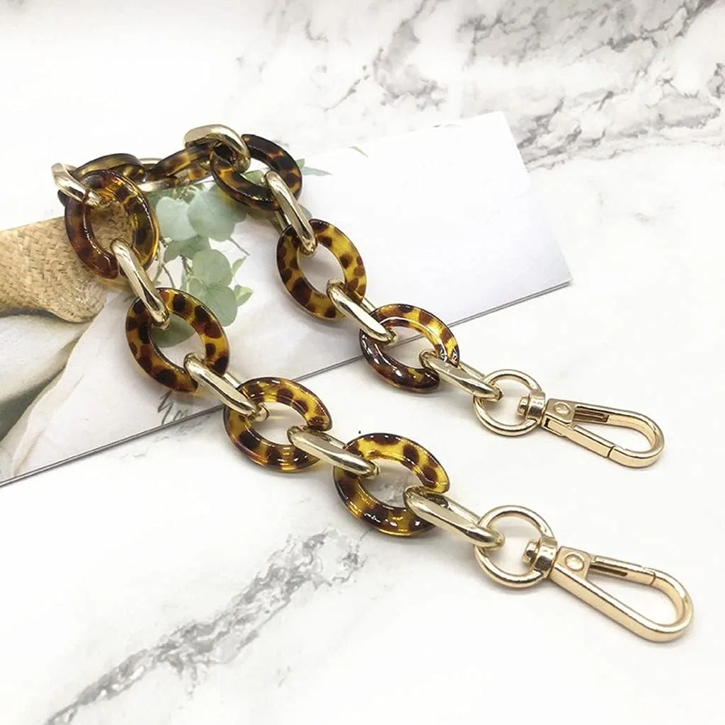 38cm Acrylic Resin Bag Strap for Shoulder Bag Plastic Handbag Chain Strap Belts Handles Chain Bag Wild Color Accessories