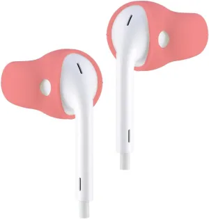 ACOUS Design Purest Earbuds Covers Anti-Slip Sport Covers Compatible with Apple EarPods and AirPods (Pale Red)