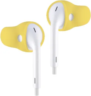 ACOUS Design Purest Earbuds Covers Anti-Slip Sport Tips Covers Compatible with Apple AirPods1&2 and EarPods (Strong Lemon)