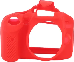 Acouto Shock Proof Silicone Camera Case Cover for Nikon D3200, Anti Slip Design, Personalized Appearance, Liquid Silicone Grip (Red)