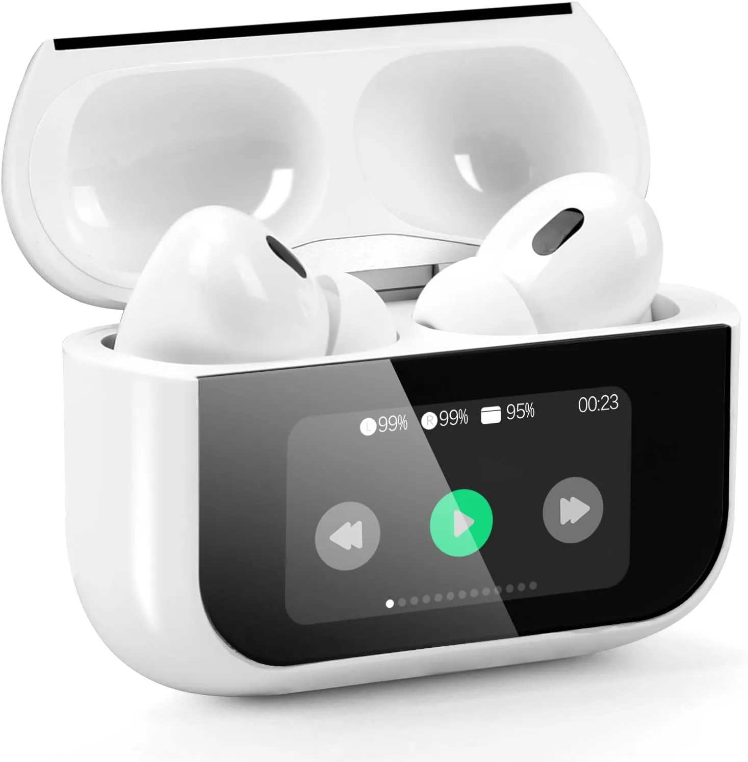 AI Language Translator Earbuds,144 Languages Translator Device and Accents 8 Offline Language Translation, Two-Way Translator Earphones for Language Learning/Travel/Business