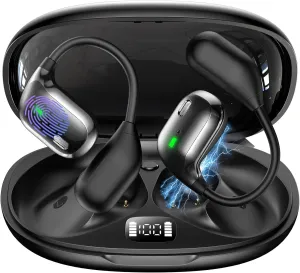 AI Real-Time Translation Earbuds | 2025 AI Translator Device with 144 Languages for iOS/Android | 3 in 1 Wireless Earbuds for Travel/Business/Learning -Black