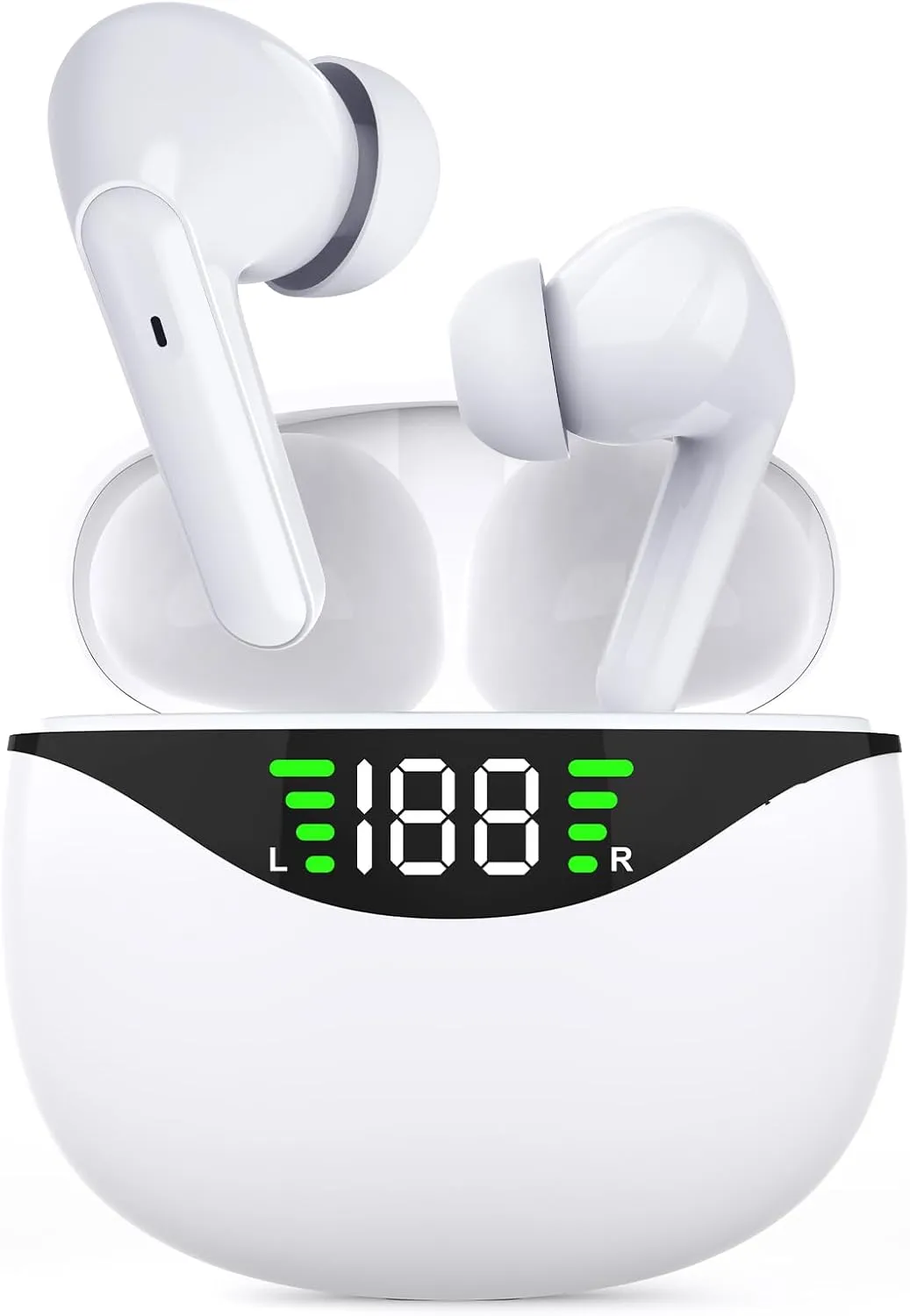 AI Translation Earbuds, Language Translator Earbuds Real Time, 2-Way Language Translator Device Support 144 Languages & Accents, Instant Translation Device with App Fit for Travel Business Learning