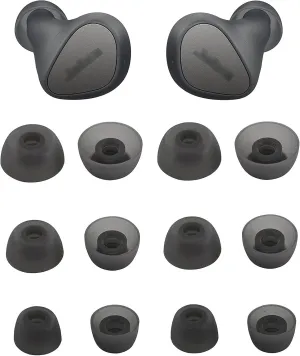 ALXCD Ear Tips Compatible with Jabra Elite 7 Pro Elite 7 Active Earbuds, S/M/L 3 Sizes 6 Pairs Soft Silicone Earbud Tips Eartips, Compatible with Jabra Elite 7 Active Elite 7 Pro, Gray S/M/L