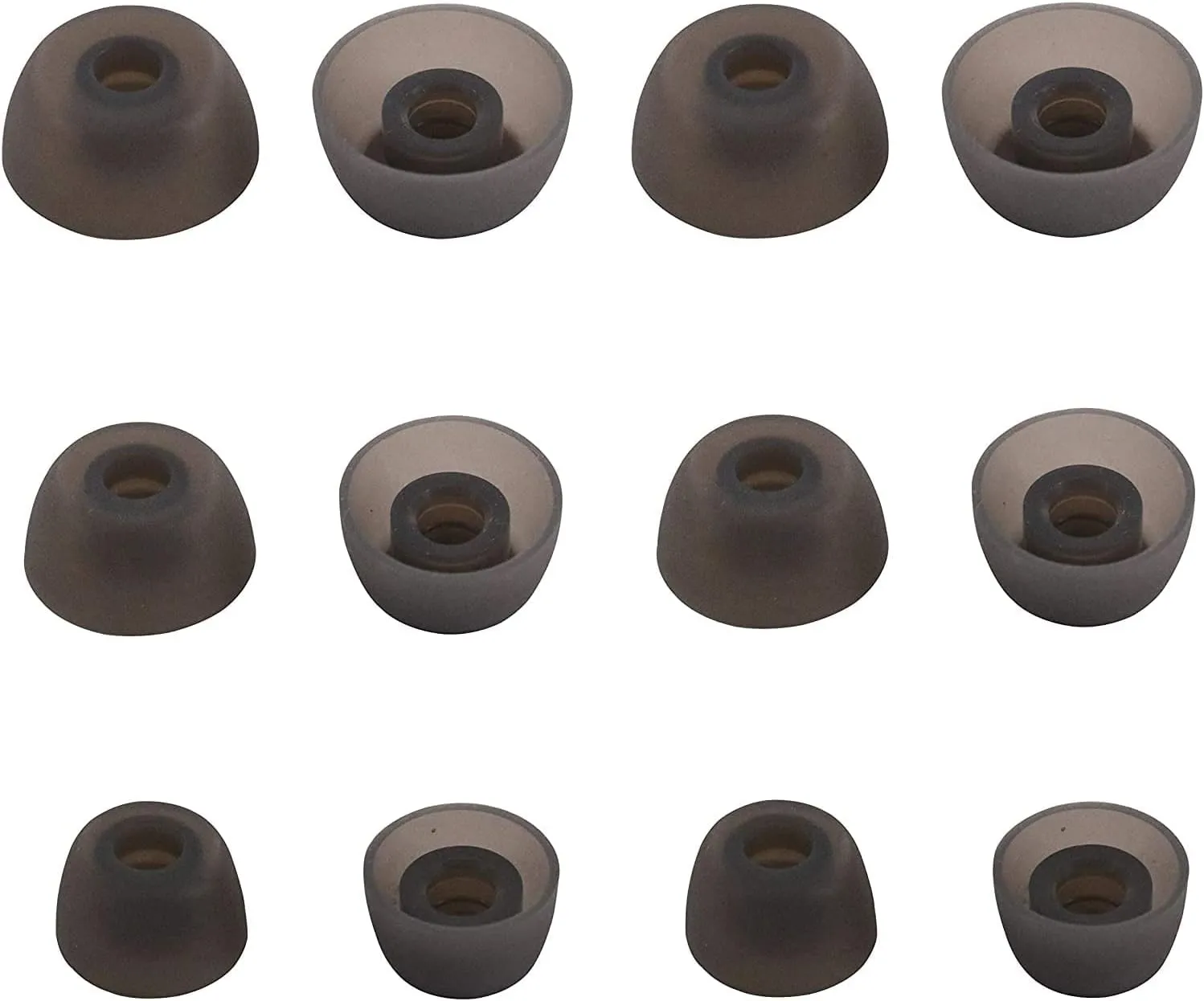 ALXCD Ear Tips Compatible with Jabra Elite 7 Pro Elite 7 Active Earbuds, S/M/L 3 Sizes 6 Pairs Soft Silicone Earbud Tips Eartips, Compatible with Jabra Elite 7 Active Elite 7 Pro, Gray S/M/L