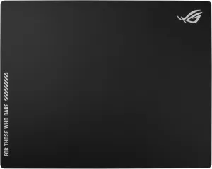 ASUS ROG NH04 ROG Moonstone ACE Gaming Mousepad, 19.69 x 15.75 x 0.16 in, Large Size, Ultra-Smooth Surface, Tempered Glass, Esports & FPS Gaming, Black