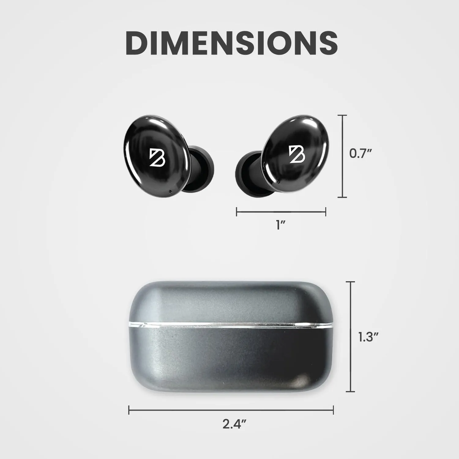 Back Bay Audio Tempo 30 Wireless Earbuds for Small Ears - Award-Winning Sound, Sweatproof Bluetooth Earbuds, Comfortable Ear Buds for Women, Pink Earphones Small Ear Canals, Long Battery Headphones