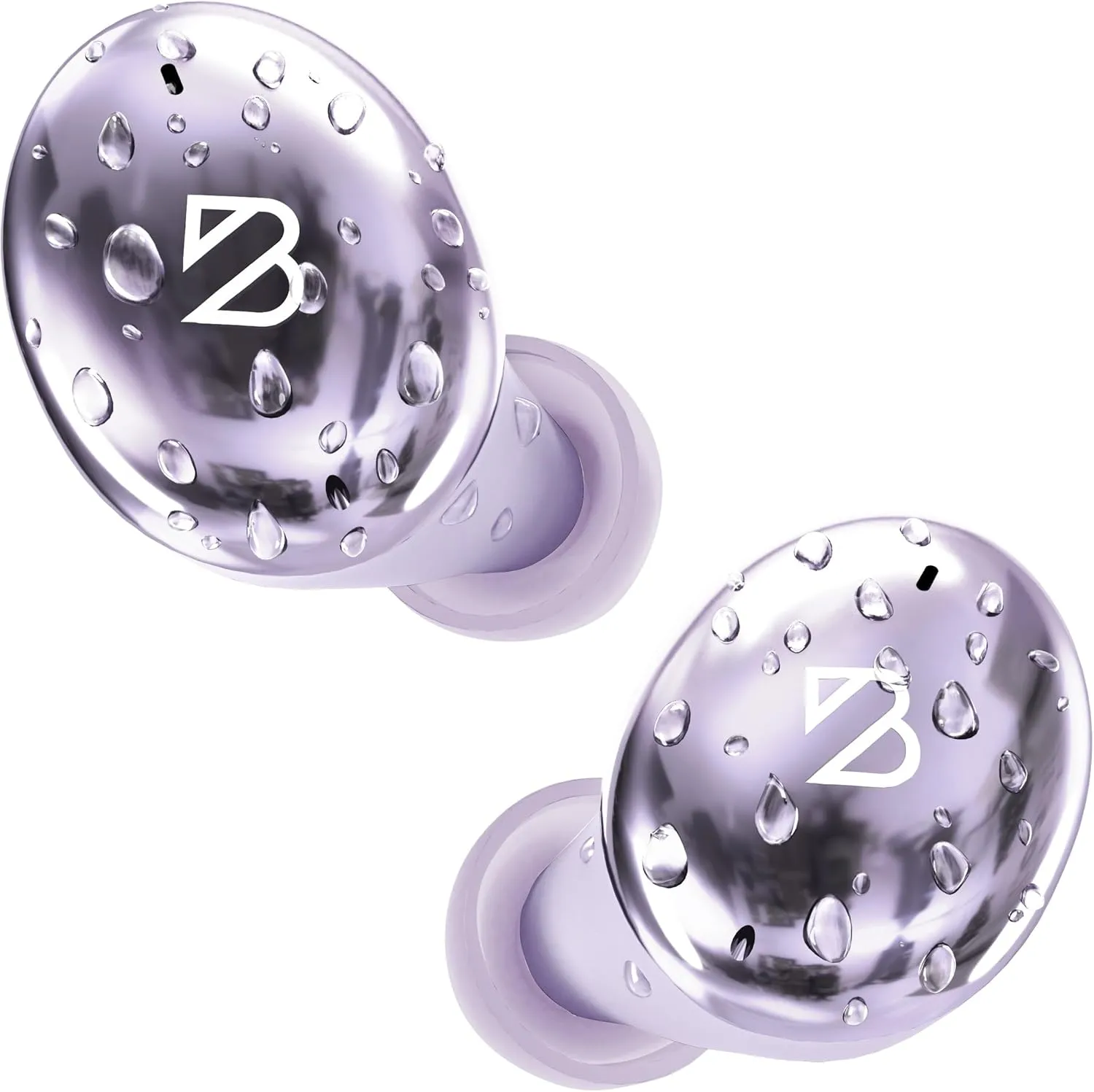 Back Bay Audio Tempo 30 Wireless Earbuds for Small Ears - Award-Winning Sound, Sweatproof Bluetooth Earbuds, Comfortable Ear Buds for Women, Purple Earphones Small Ear Canals, Long Battery Headphones