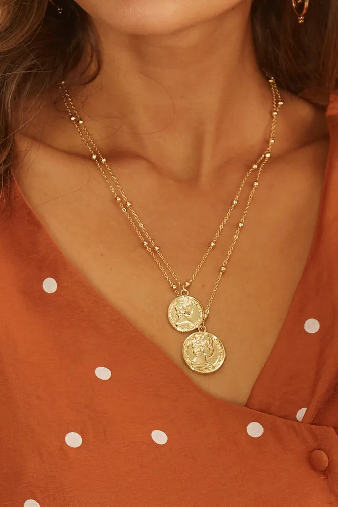 Be About You Necklace Gold