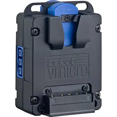bebob VS2MICRO 2-Channel Micro V-Mount Simultaneous Quick Battery Charger