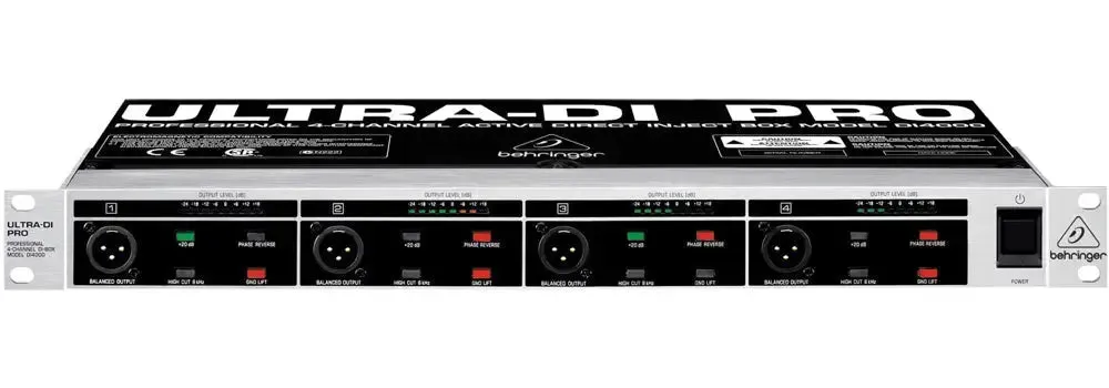 Behringer Ultra-DI Pro DI4000 4-Channel Active DI-Box