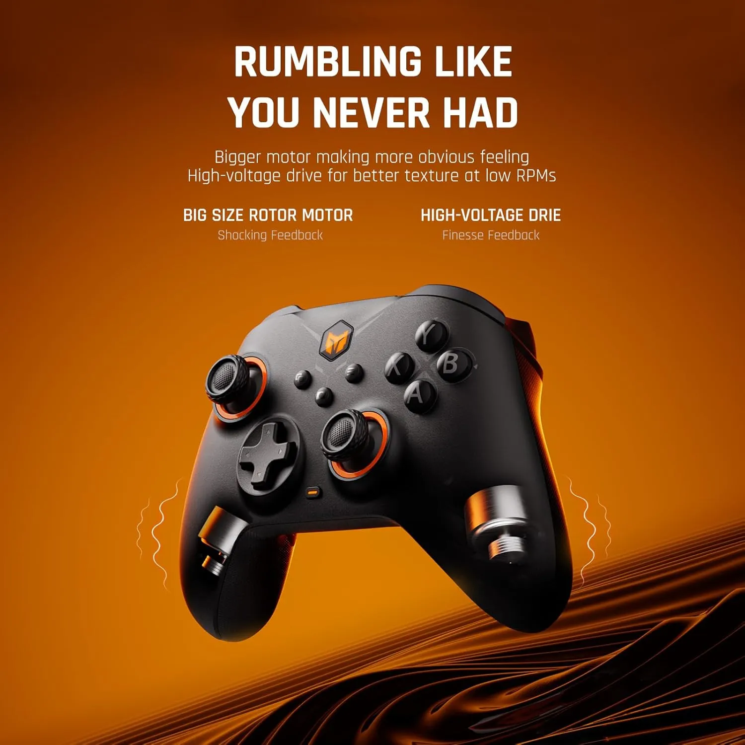 BIGBIG WON Wireless Controllers, Gale Hall PC Controllers Motion Control, Hall Joysticks&Triggers, PC App Game Controllers for Switch/PC/iOS/Android Wireless Gaming Controller