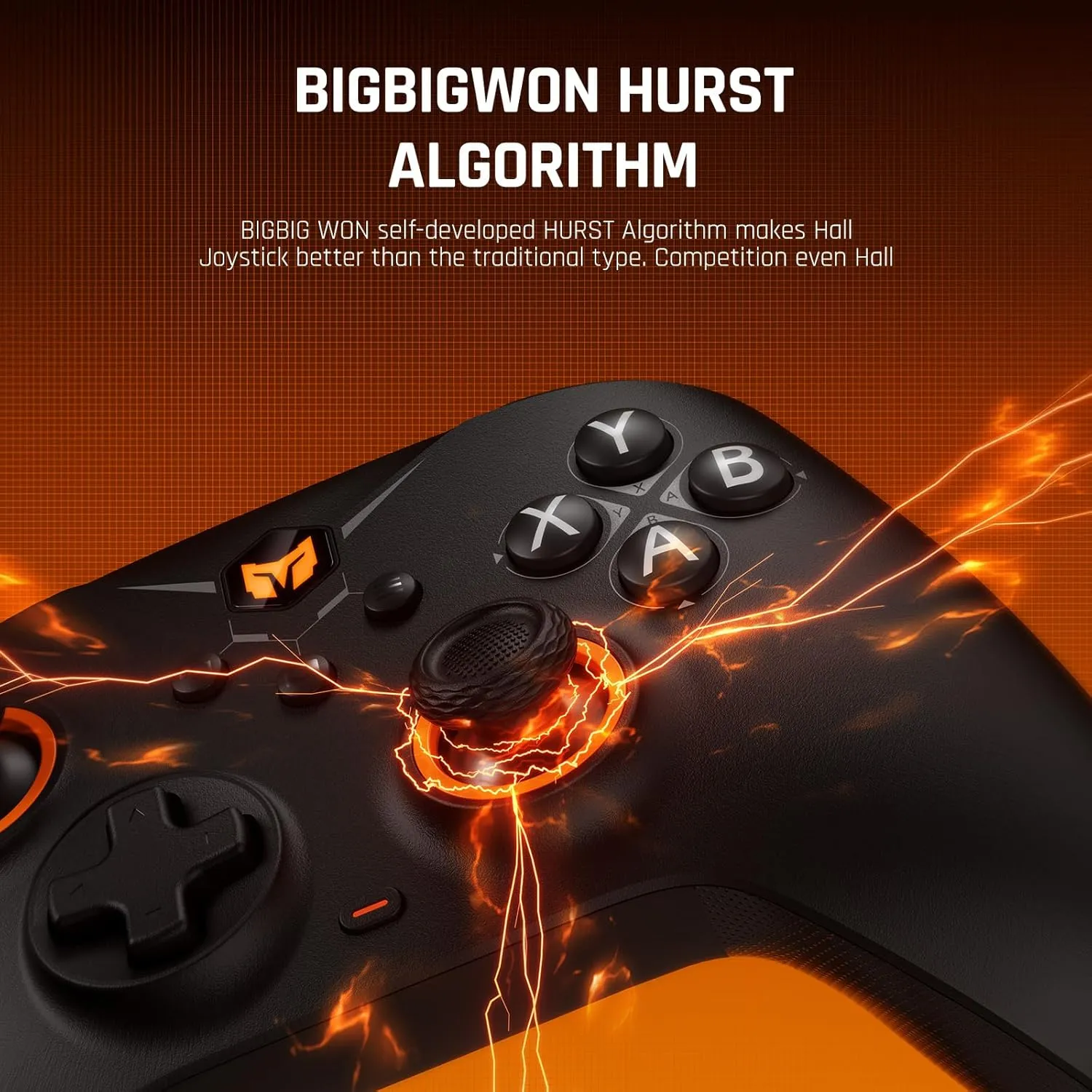 BIGBIG WON Wireless Controllers, Gale Hall PC Controllers Motion Control, Hall Joysticks&Triggers, PC App Game Controllers for Switch/PC/iOS/Android Wireless Gaming Controller