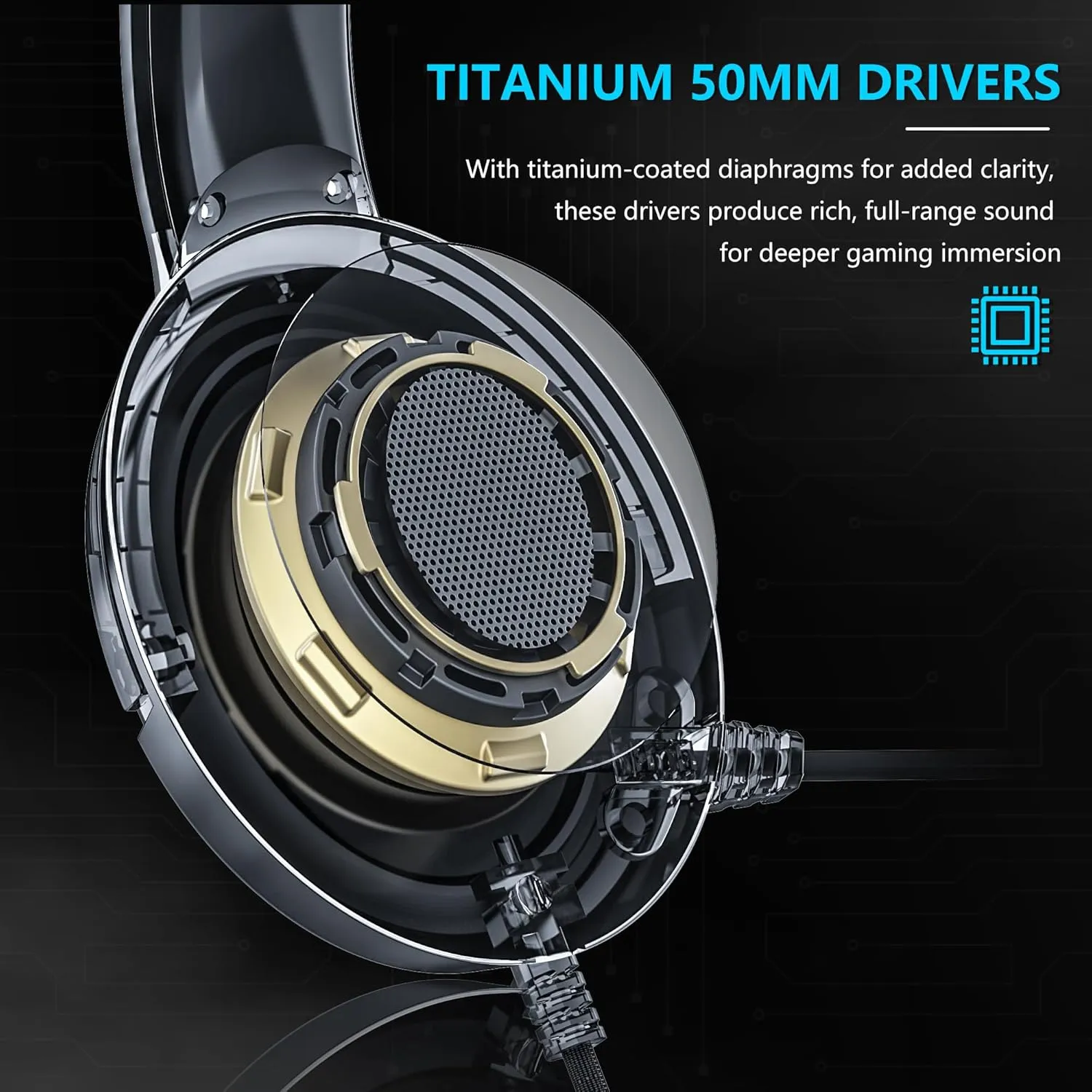 BINNUNE Wireless Gaming Headset, 2.4GHz Gaming Headphones for PS4, PS5, NS, Bluetooth 5.3 Headphones with 40Hr Battery, Noise Canceling Microphone, Stereo Sound for Laptop, Mobile, Mac - Red