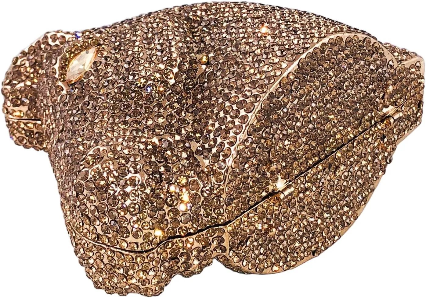 Boutique De FGG Horse Head Crystal Clutch Bags Women Animal Rhinestone Evening Handbags Party Crystal Clutch Purses,Mini