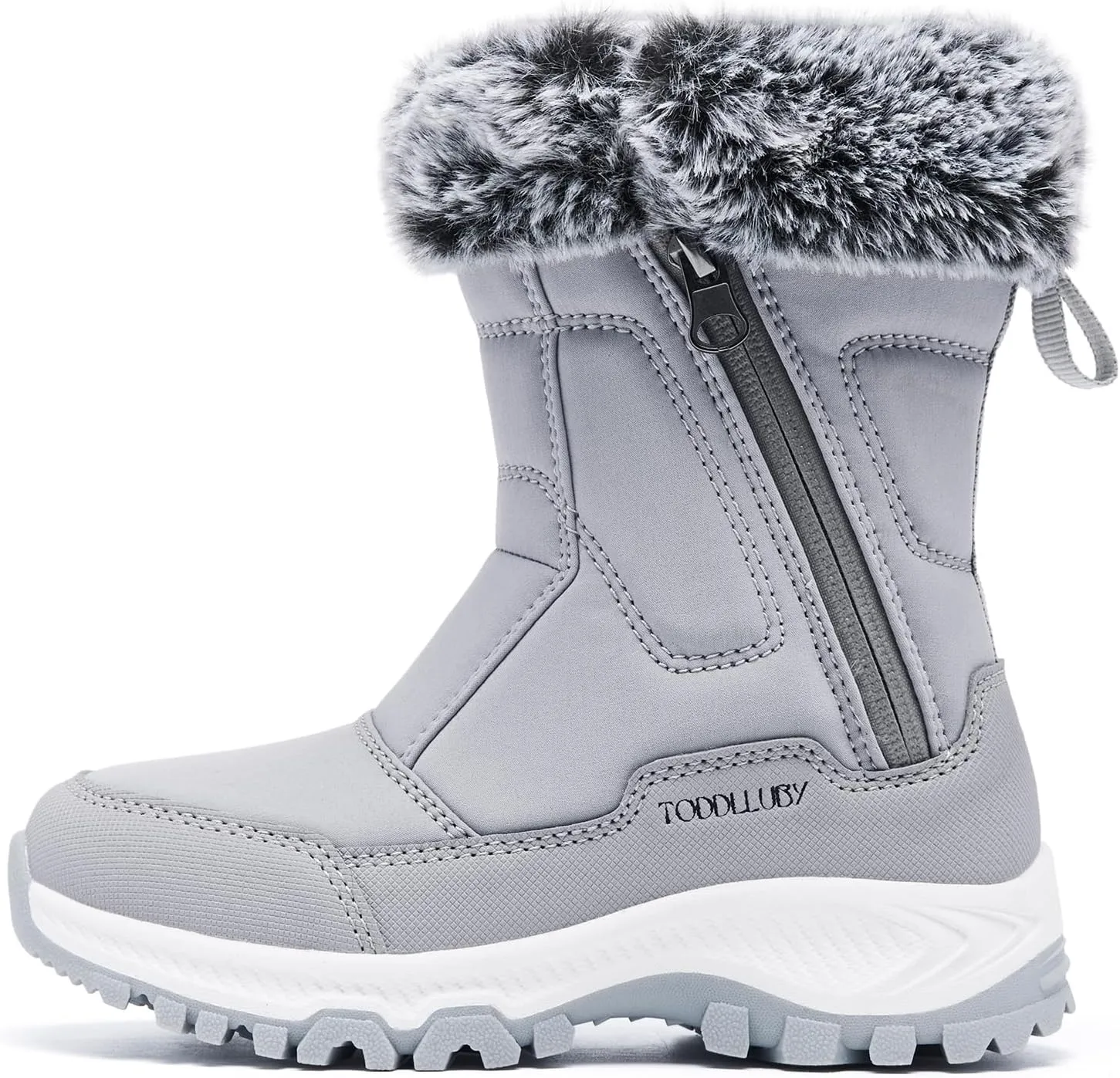 Boys Girls Kids Cute Snow Boots Waterproof Slip Resistant Outdoor Winter Boots Shoes Little Kid/Big Kid