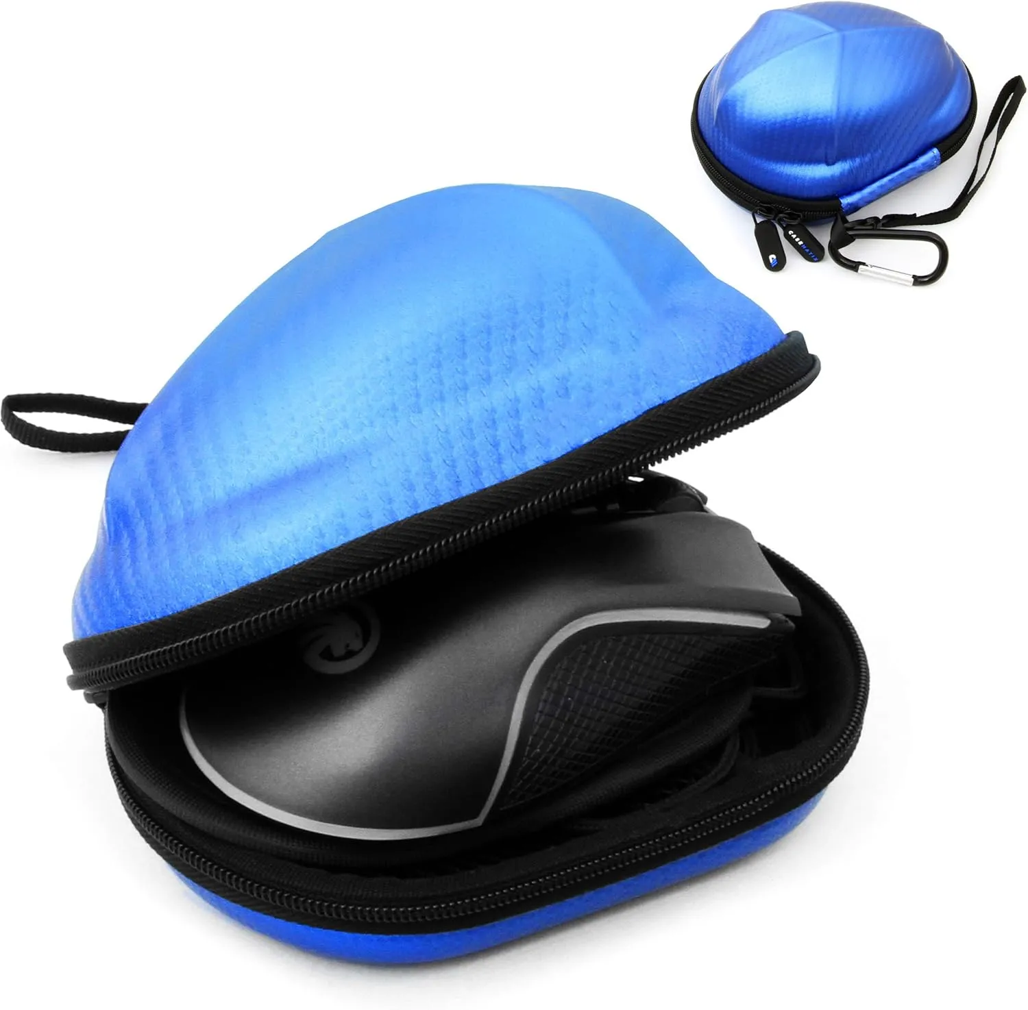 CASEMATIX Esports Mouse Case for Gaming Mice Compatible with Logitech G Pro, Razer Mamba, DeathAdder Elite, Naga Trinity, Corsair Harpoon and More, Blue