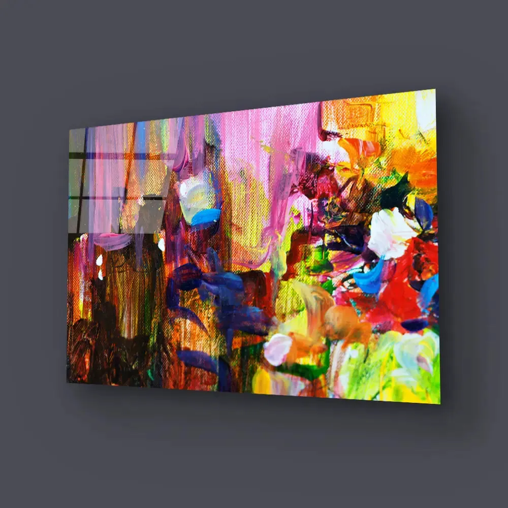 Colorful Sweet Colors Glass Wall Art
