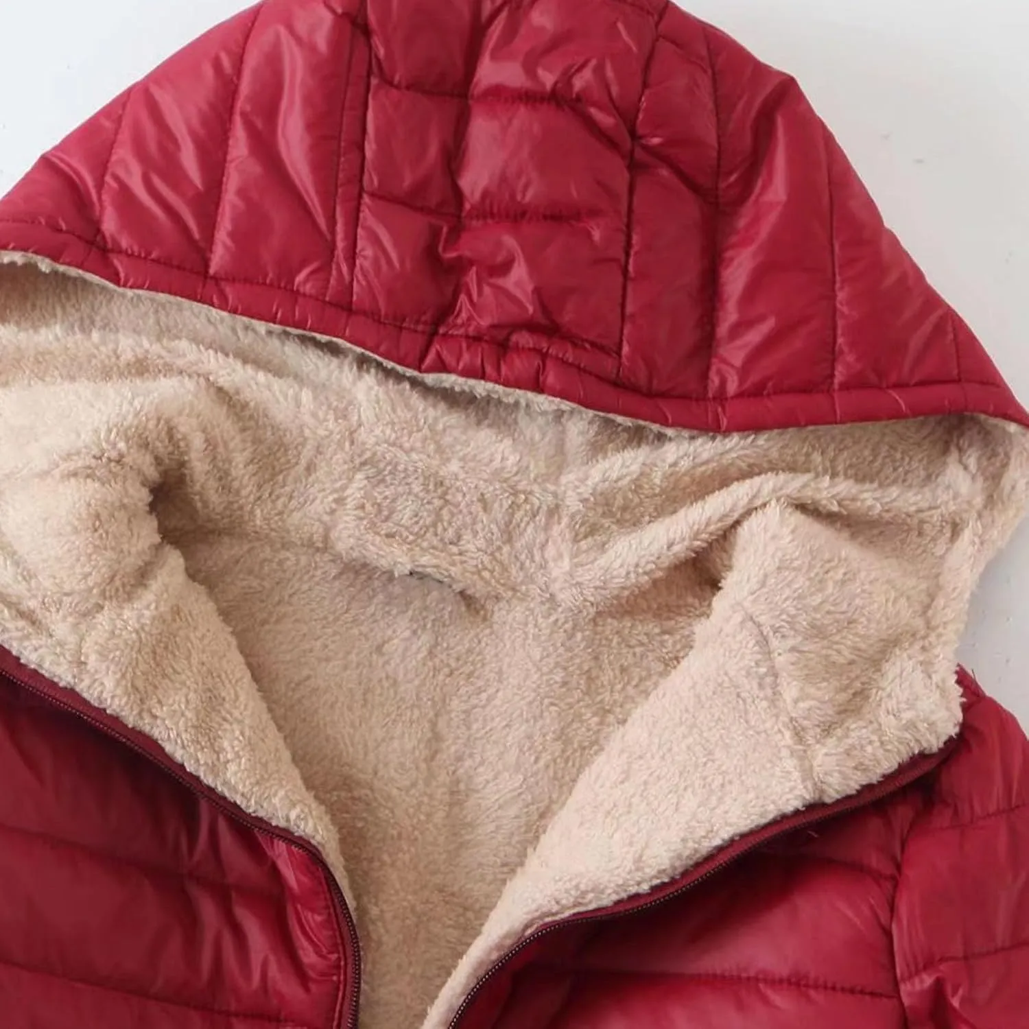 cooki Winter Coats for Women Fleece Lined Puffer Coat Women Long Thickened Down Coat Warm Soft Parka Hooded Puffer Jackets