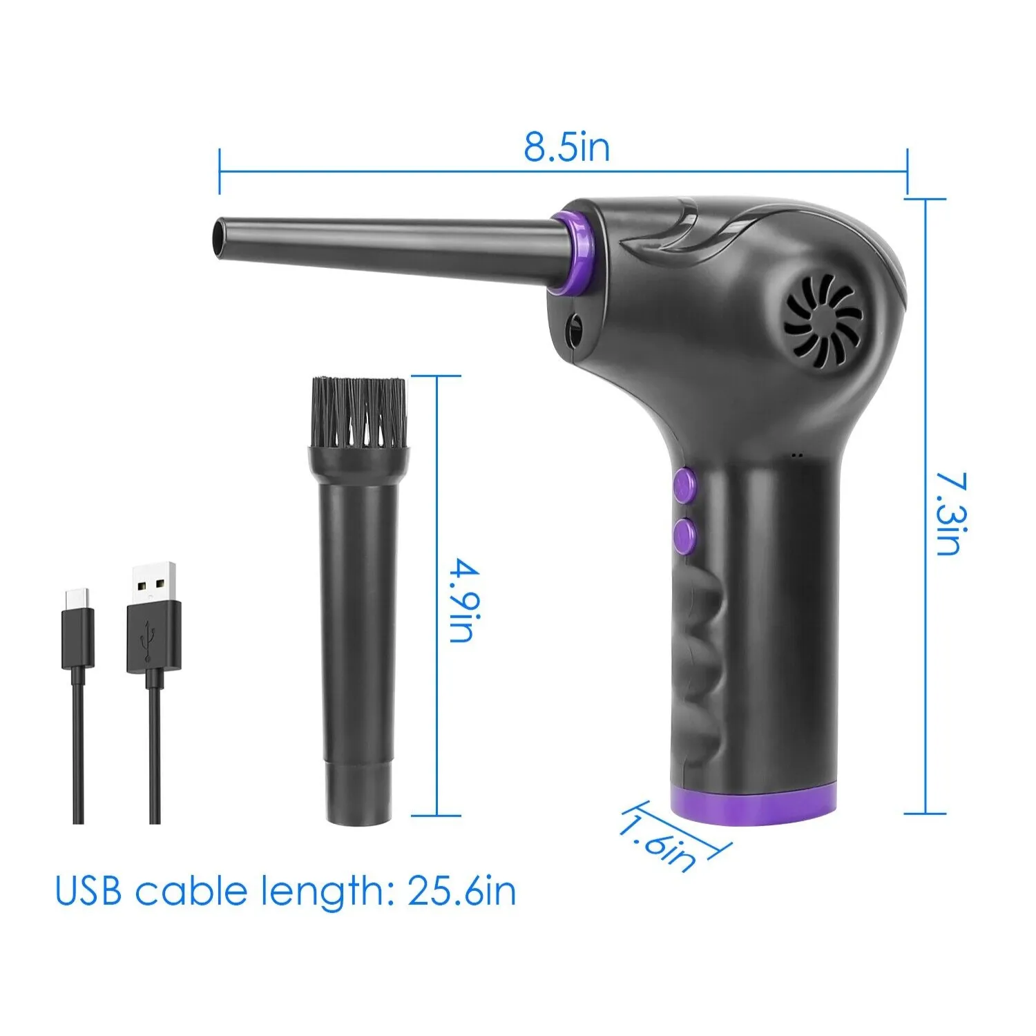 Cordless Electric Air Duster Blower Cleaner for Keyboards, Electronics
