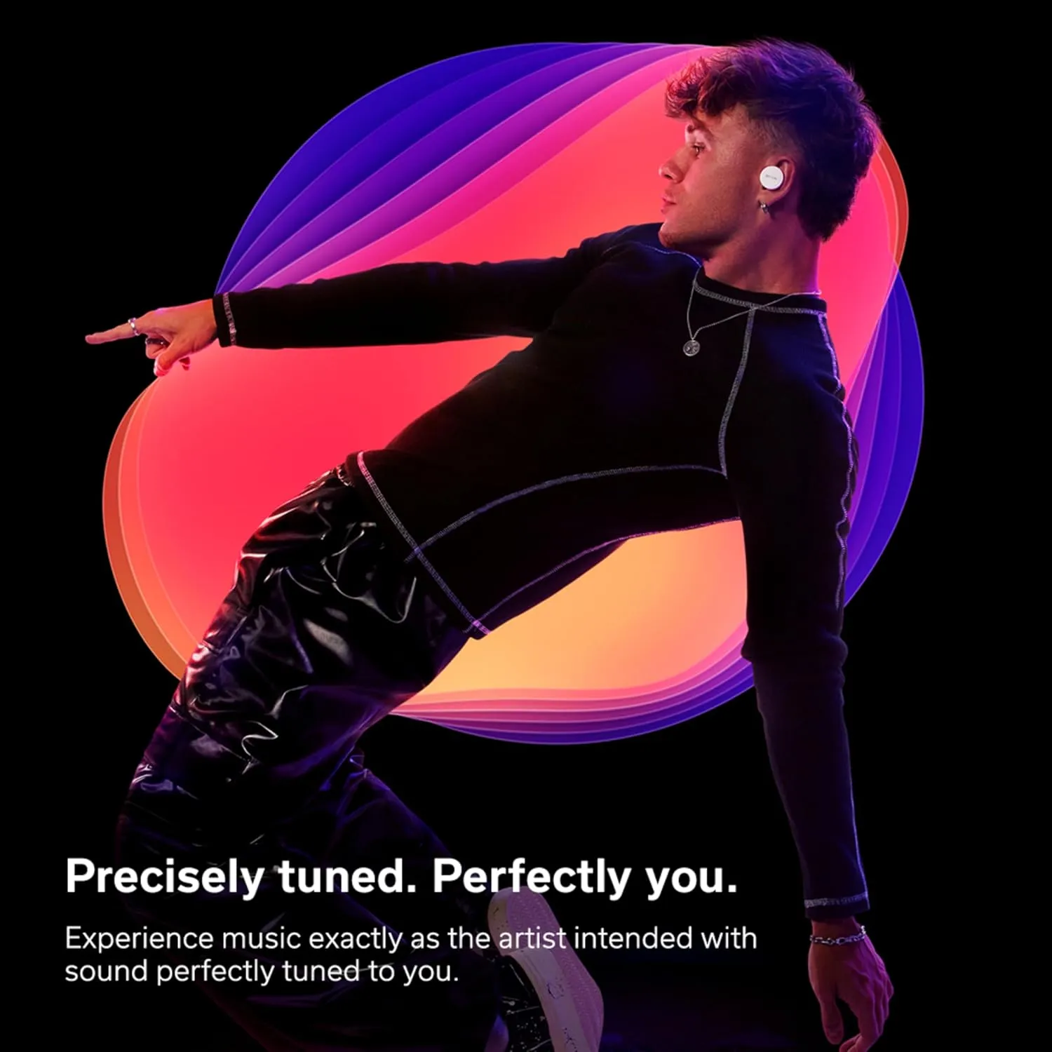 Denon PerL True Wireless Earbuds - Active Noise Cancelling, Bluetooth, Personalized Sound with Masimo Adaptive Acoustic Technology, 24-Hr Battery Life, Wireless Charging, White