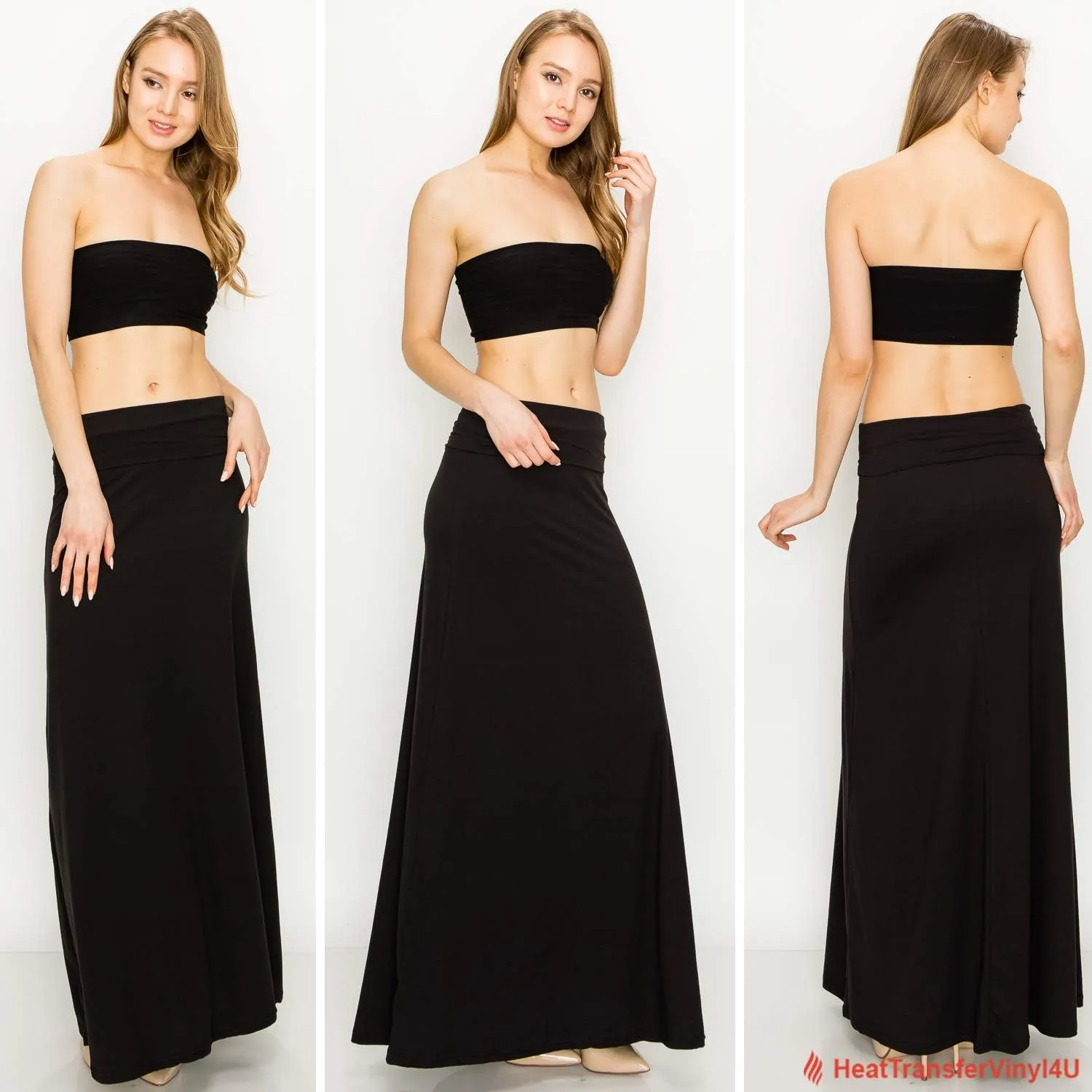 Eevee Women's Fold Over Maxi Skirt (ONE Size)