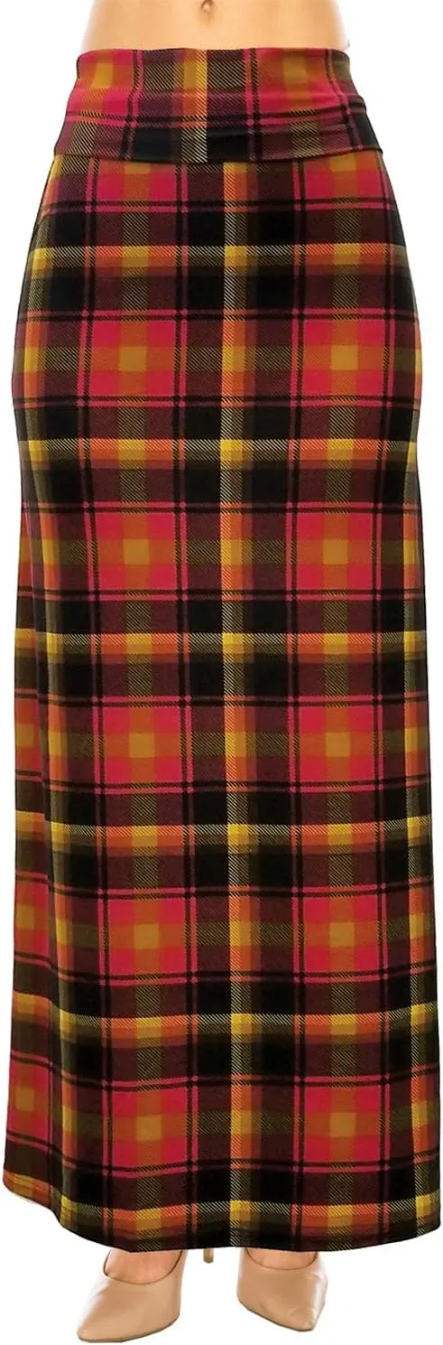 Eevee Women's Fold Over Maxi Skirt (ONE Size)