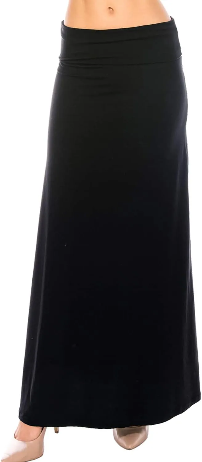 Eevee Women's Fold Over Maxi Skirt (ONE Size)