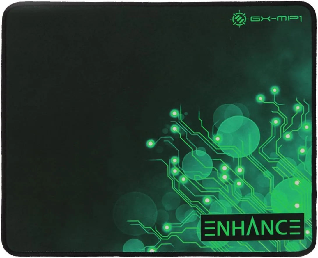 ENHANCE Large Gaming Mouse Mat, Non-Slip Base  Perfect for Gamers and Professional Gamers, for Playing GTA, FIFA 17, Farming Simulator 17, Sims 4 and More PC Games  Green