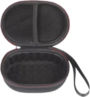 EVA Mouse Case Zipper Storage Bag Shockproof Portable Storage Box Hard Carrying Case for PC Laptop, Black