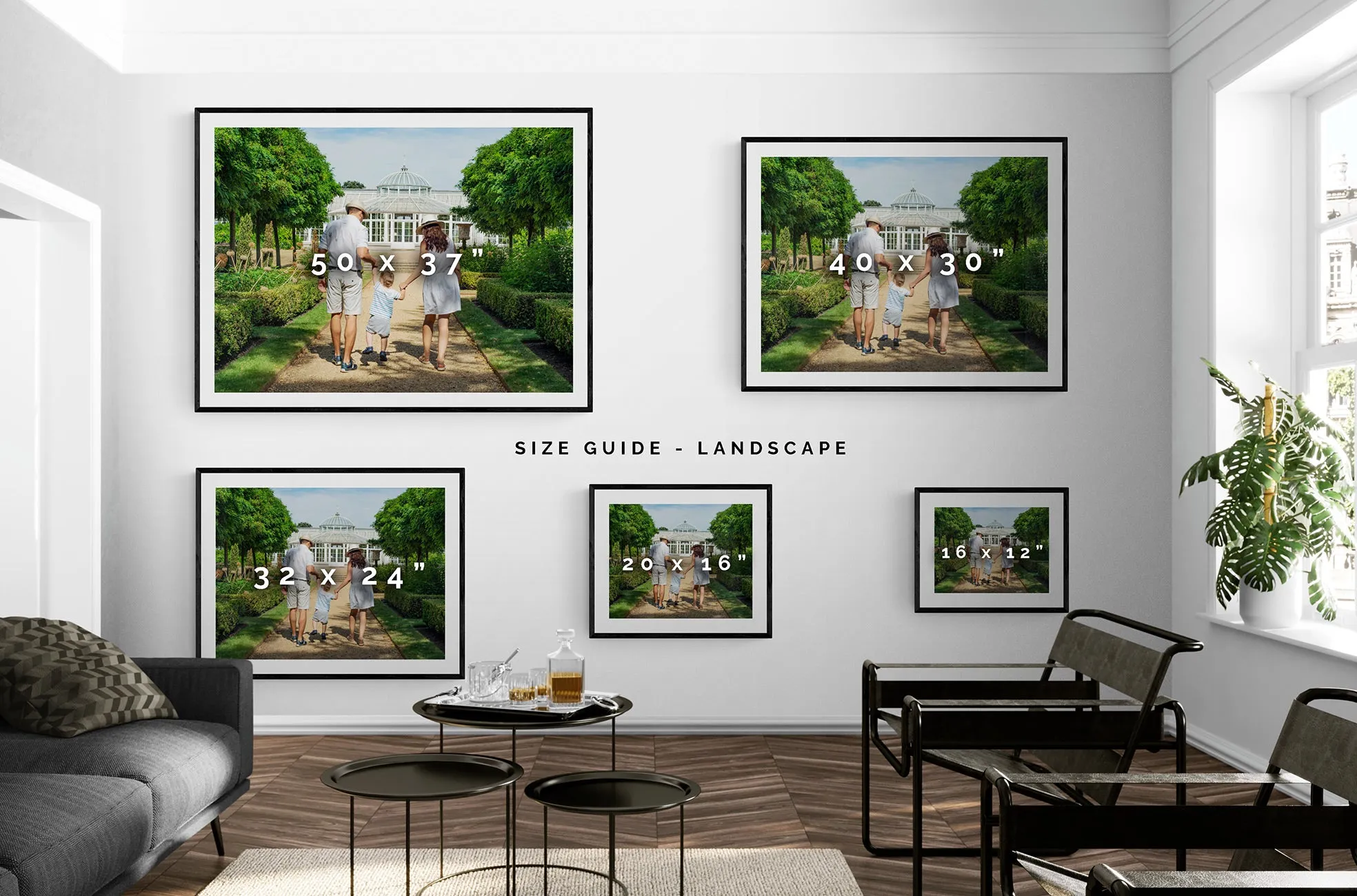 Framed Mounted Photo Print - Non Panoramic