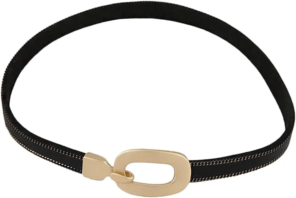Gadpiparty Black Short Choker Necklace for Women Fashionable Clavicle Chain Jewelry for Parties and Banquets Chic Neck Accessory Friends and Loved Ones