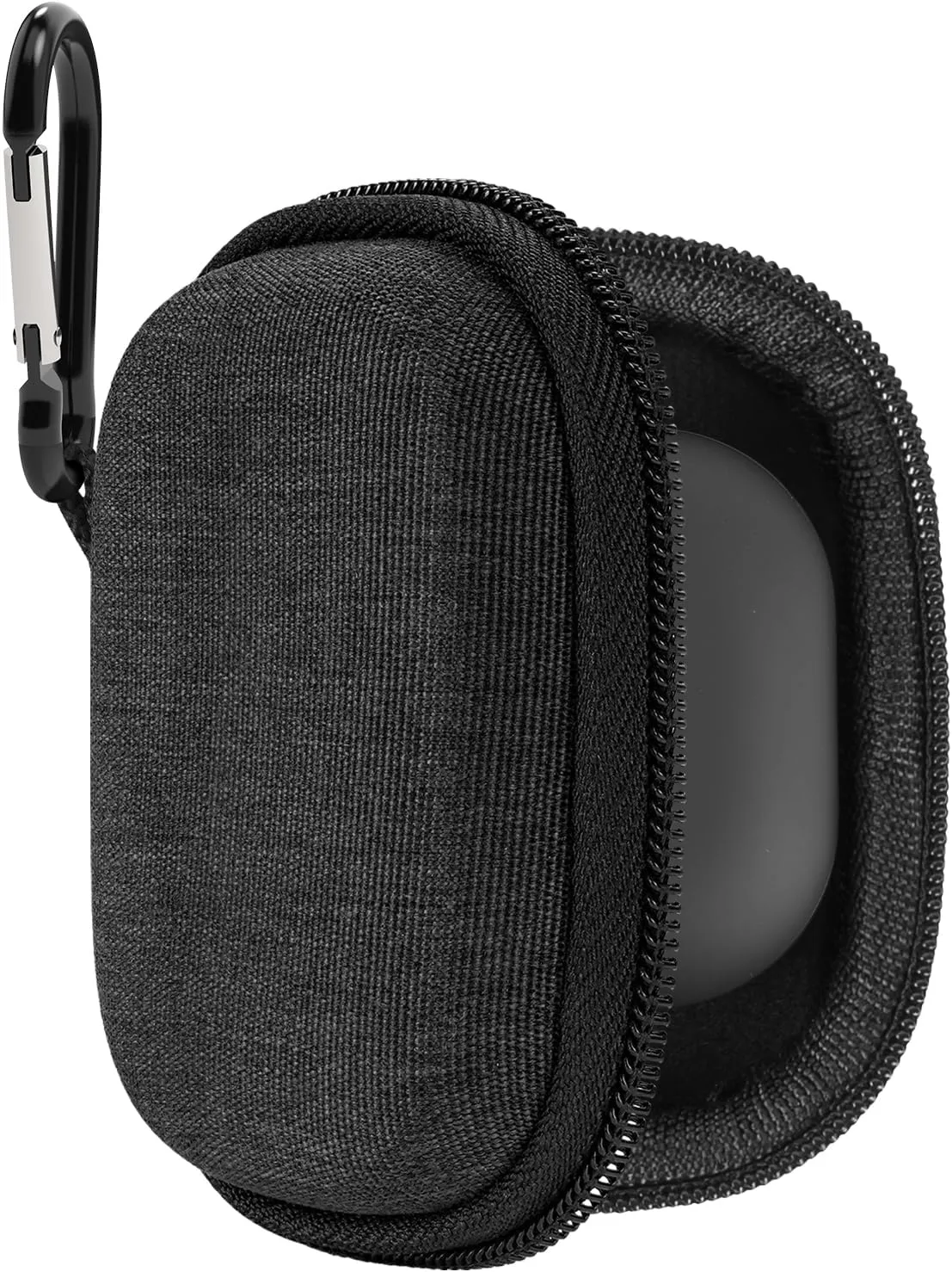 Geekria Shield Earbuds Case Compatible with Samsung Galaxy Buds FE/3 Pro True Wireless Earbuds, Replacement Hard Shell Travel Carrying Bag (Dark Grey)