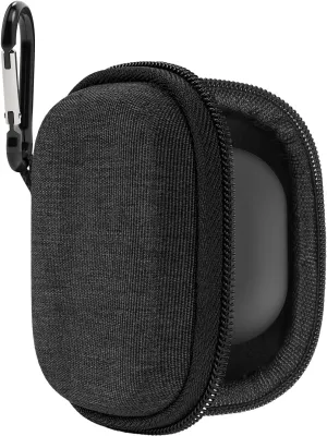 Geekria Shield Earbuds Case Compatible with Samsung Galaxy Buds FE/3 Pro True Wireless Earbuds, Replacement Hard Shell Travel Carrying Bag (Dark Grey)