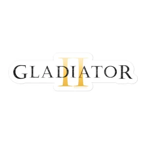 Gladiator II Logo Die Cut Sticker