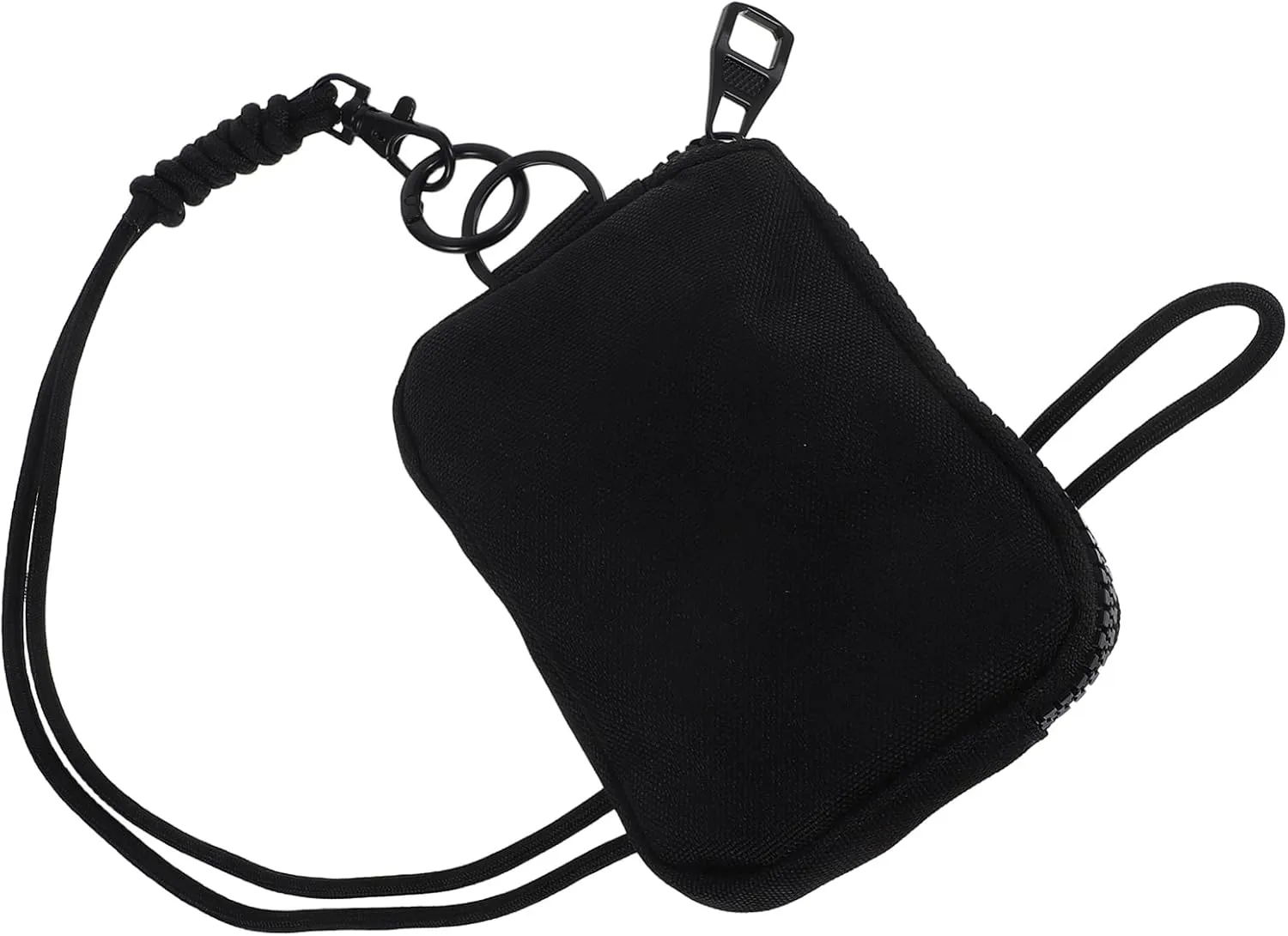 Healifty Keychain Wristlet Wallet for Women Small Coin Pouch Purse Chain Bag Key Card Holder With Zipper for Outdoor