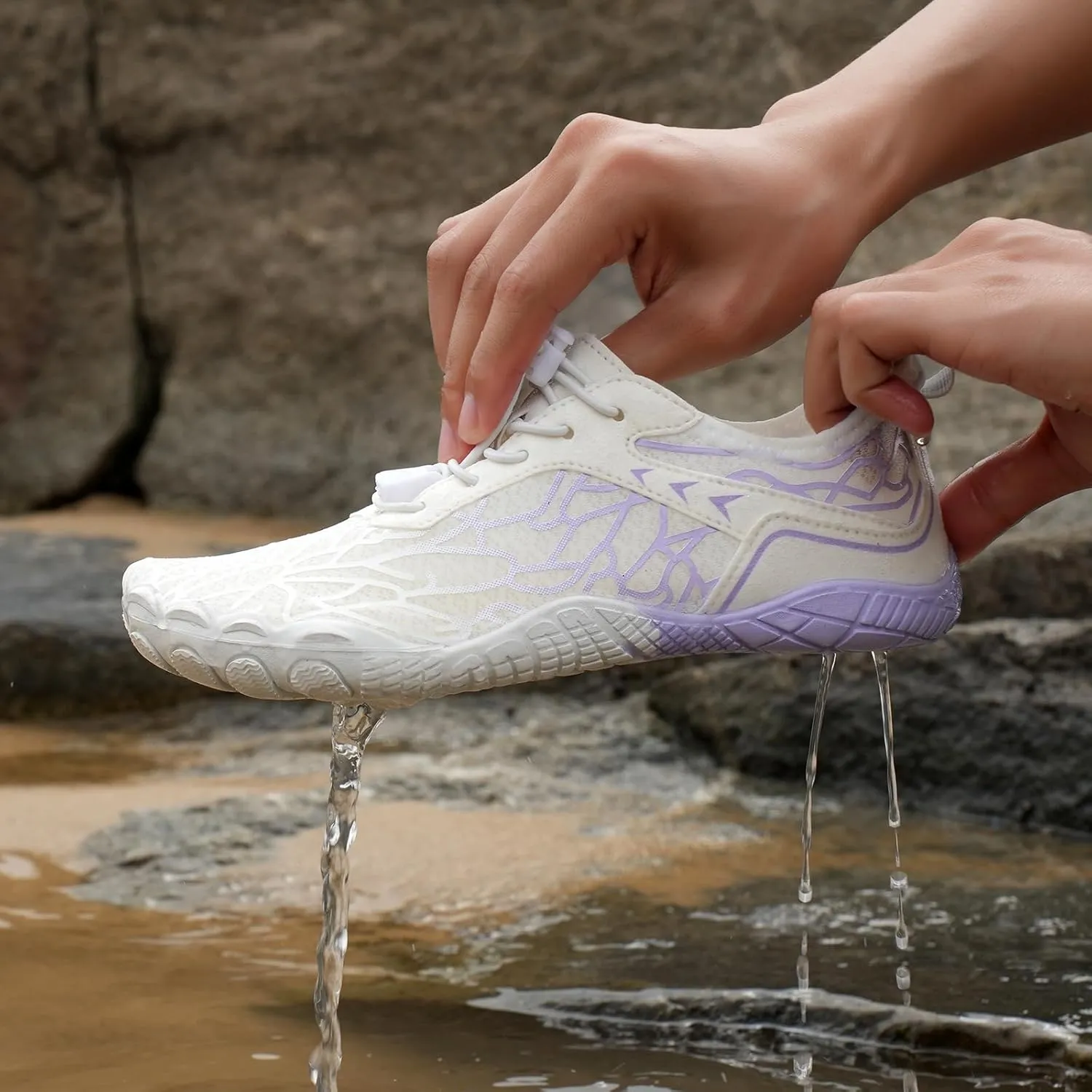 Hike Barefoot Shoes for Women and Men- Pro Wide Toe Box,Walking Barefoot Shoe,Healthy & Non-Slip,Breathable Athletic Sneaker Comfortable Outdoor Hiking Footwear(Unisex)