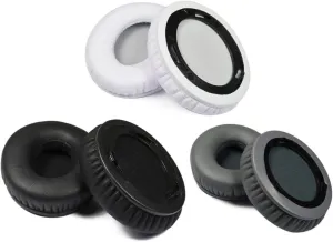 Housoutil Replacement Protein Leather Headphone Covers Memory Ear Pads for Comfortable Listening