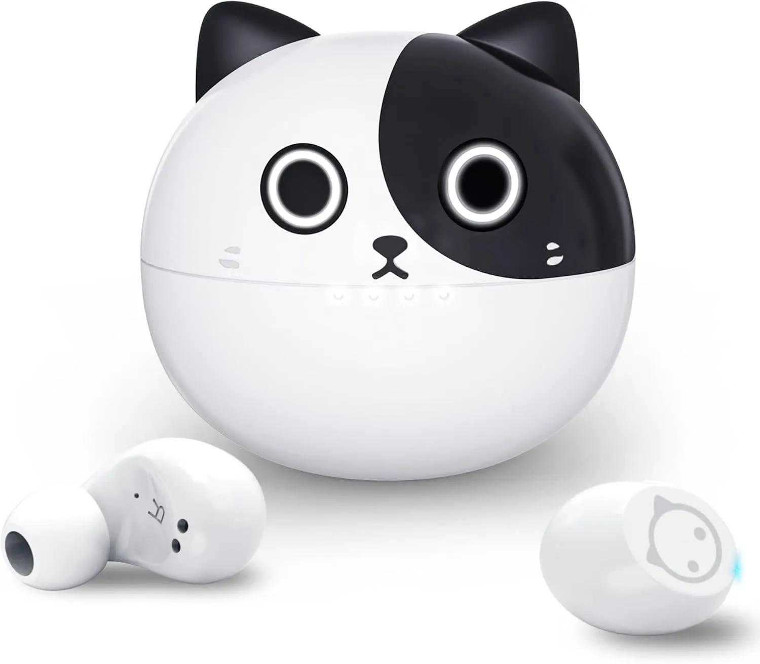 Kids Wireless Earbuds, Bluetooth 5.1 Headphones with Charging Case IPX5 Waterproof Touch Control Clear Stereo Ear Buds Built-in Mic, 36hrs Playtime Auto Pairing Earphones for Kids Women.