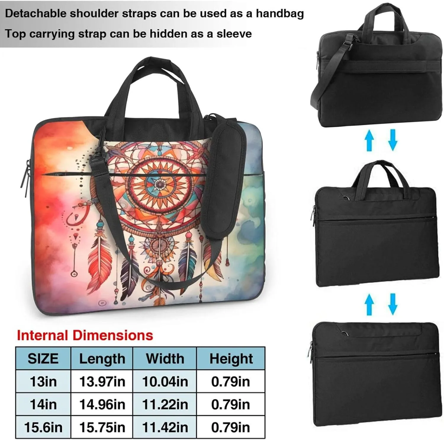 Laptop Bag Japanese Bamboo Geometric Red Golden Laptop Tote Bag Women Men Laptop Sleeve Case Lightweight Briefcase